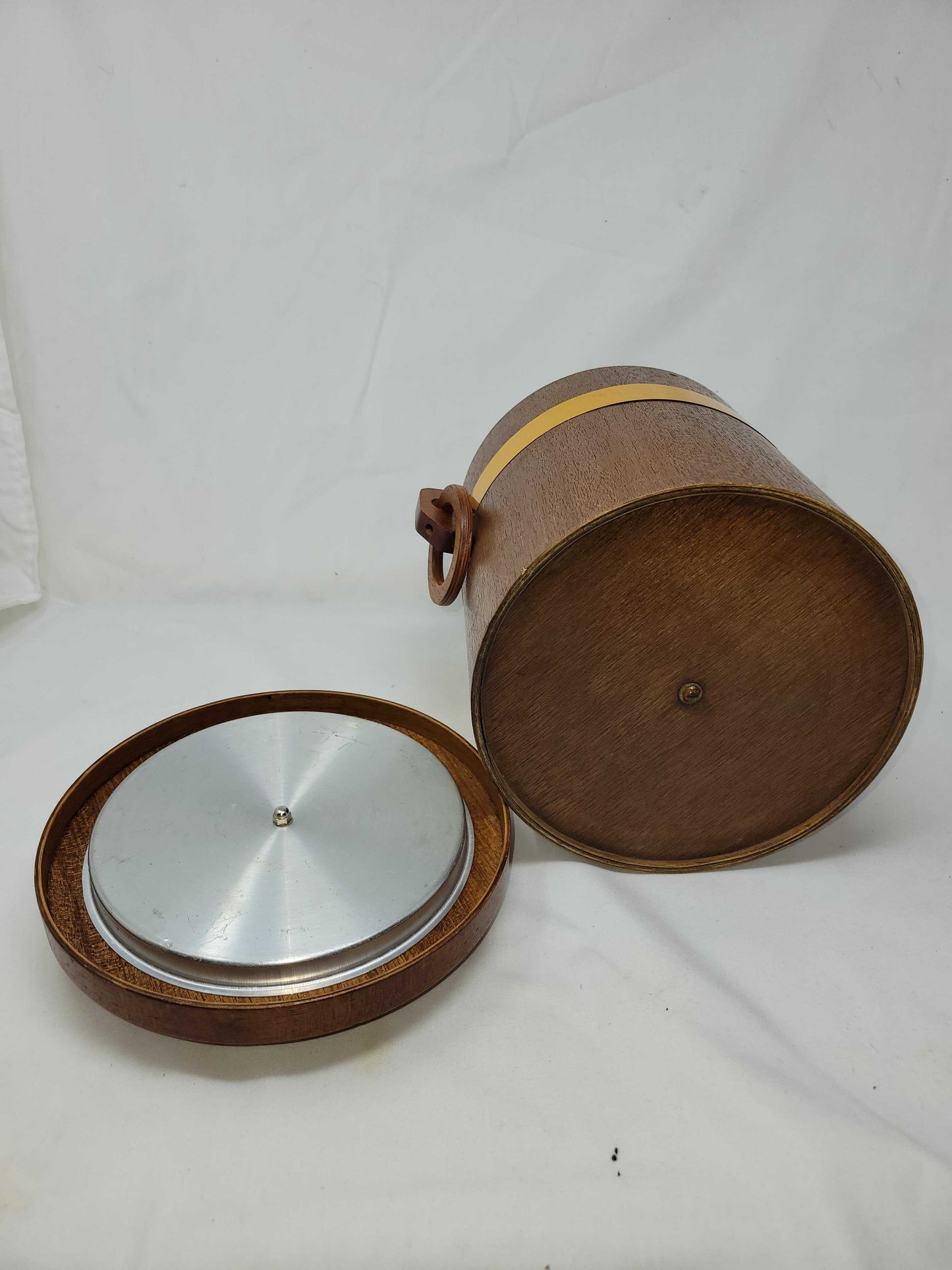 Teak 1980s ice bucket
