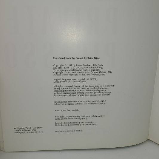 Book, Art, The Private Picasso