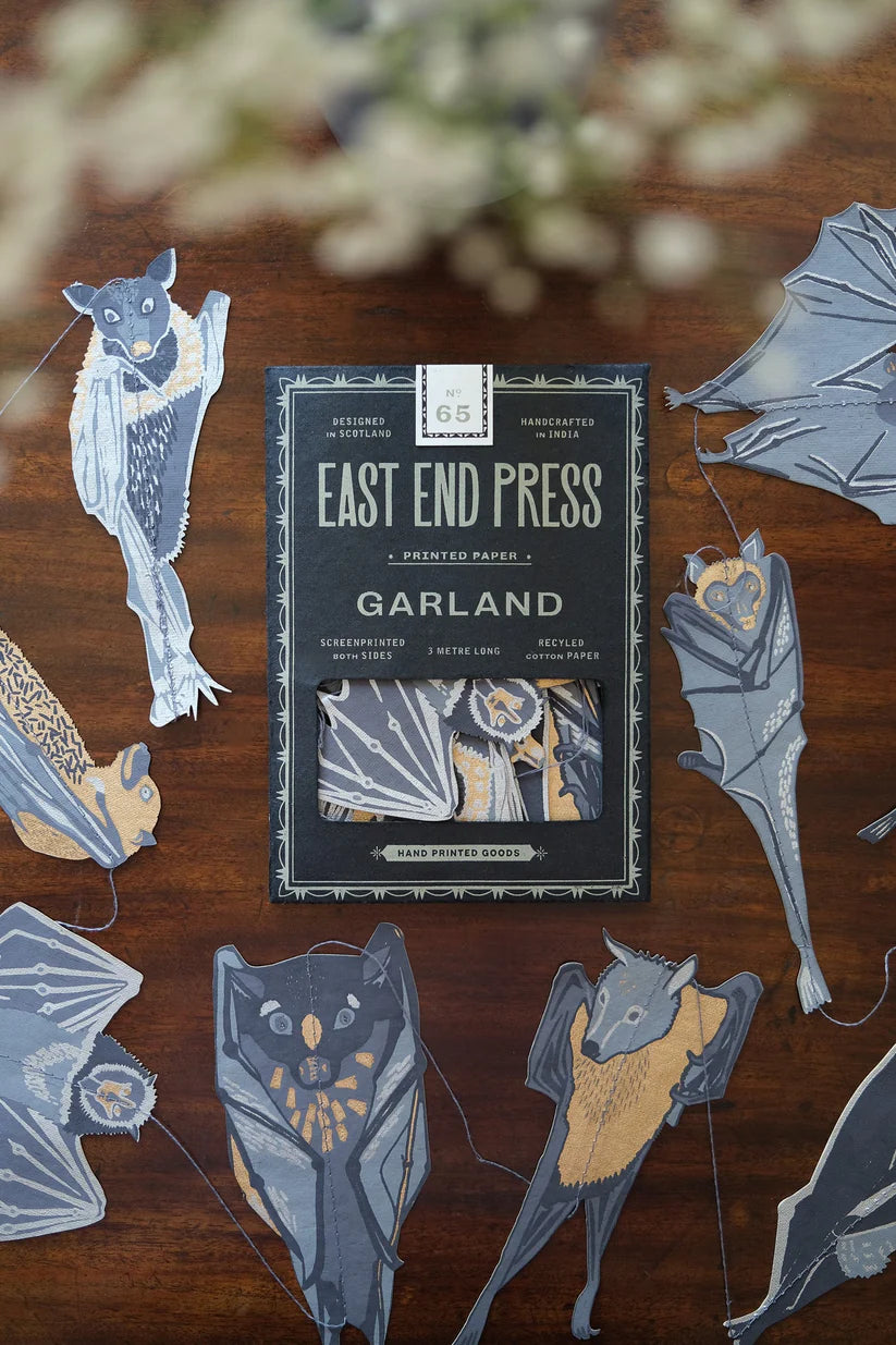 Bats Sewn Garland by East End Press