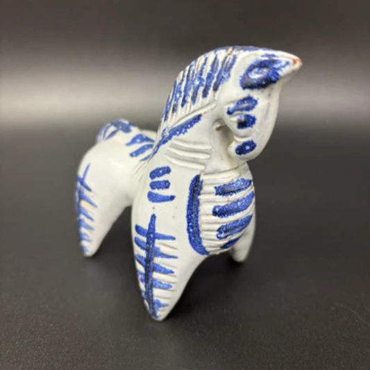 Ceramic Blue Horse