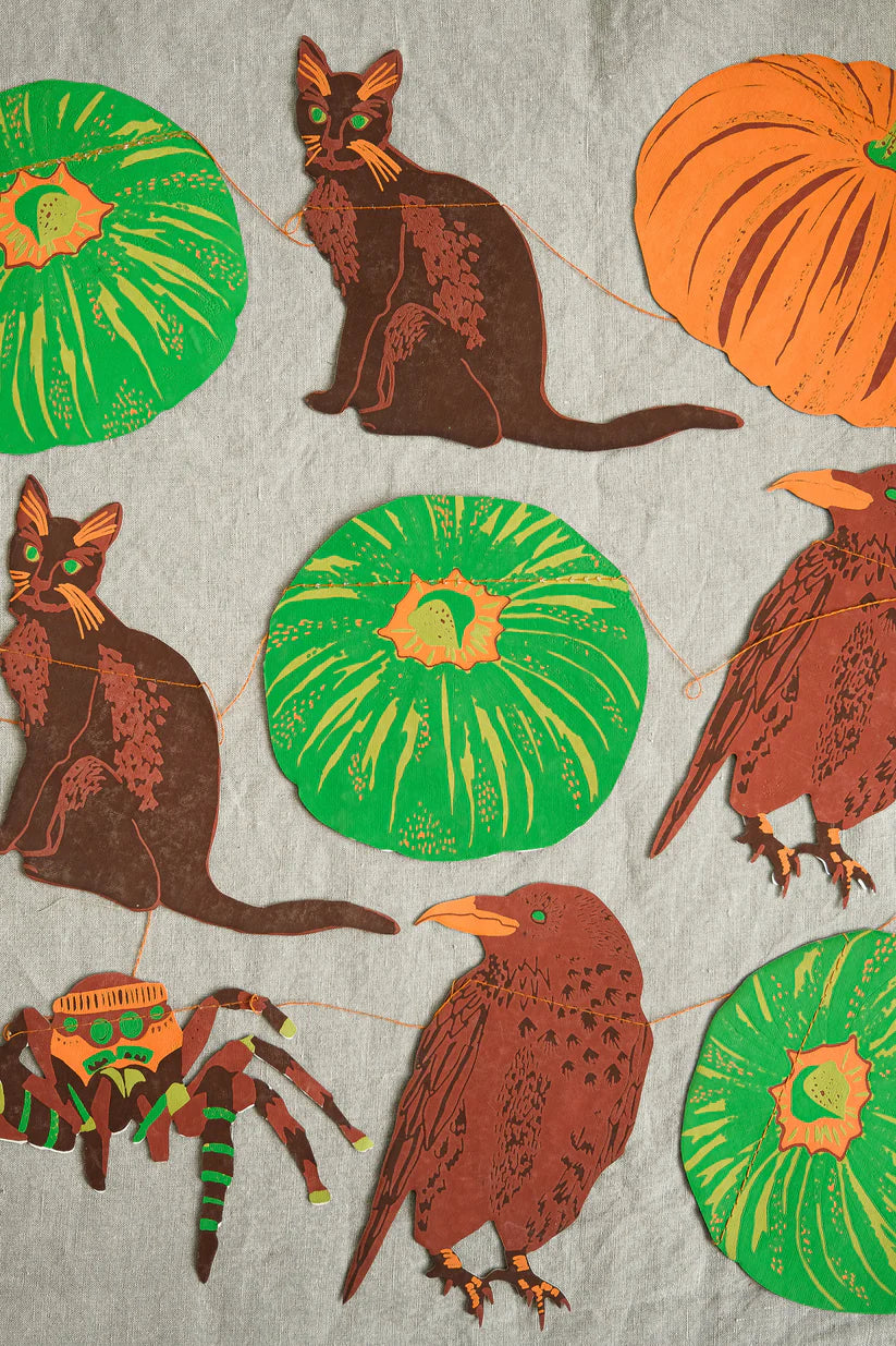 East End Press: Pumpkin Sewn Garland