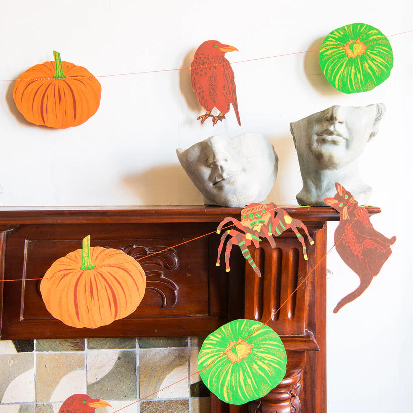 East End Press: Pumpkin Sewn Garland