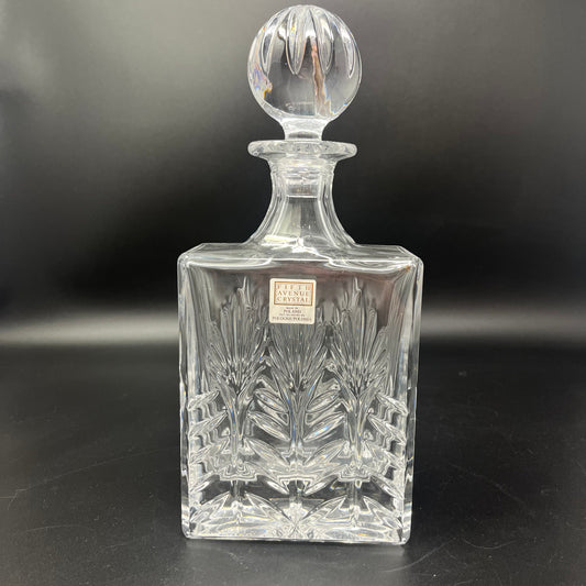 Fifth Avenue Rectangular Crystal Decanter