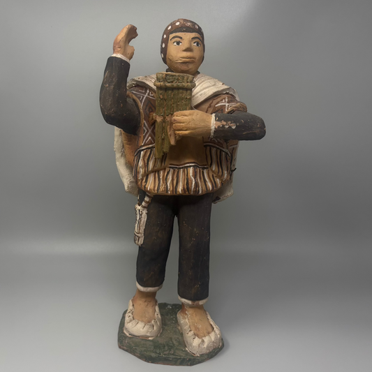 Peruvian Musician Sculpture