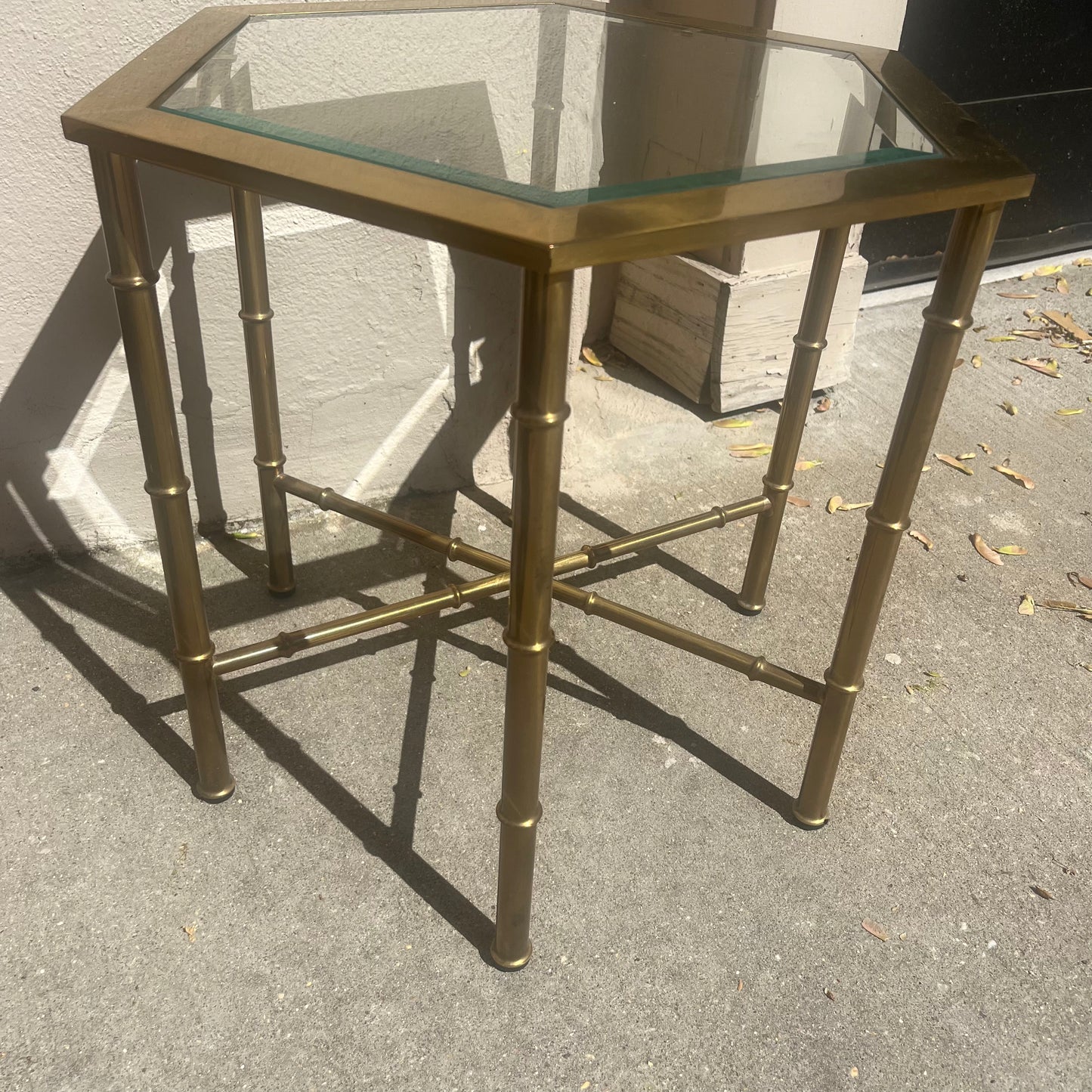 Hexagon Brass Table