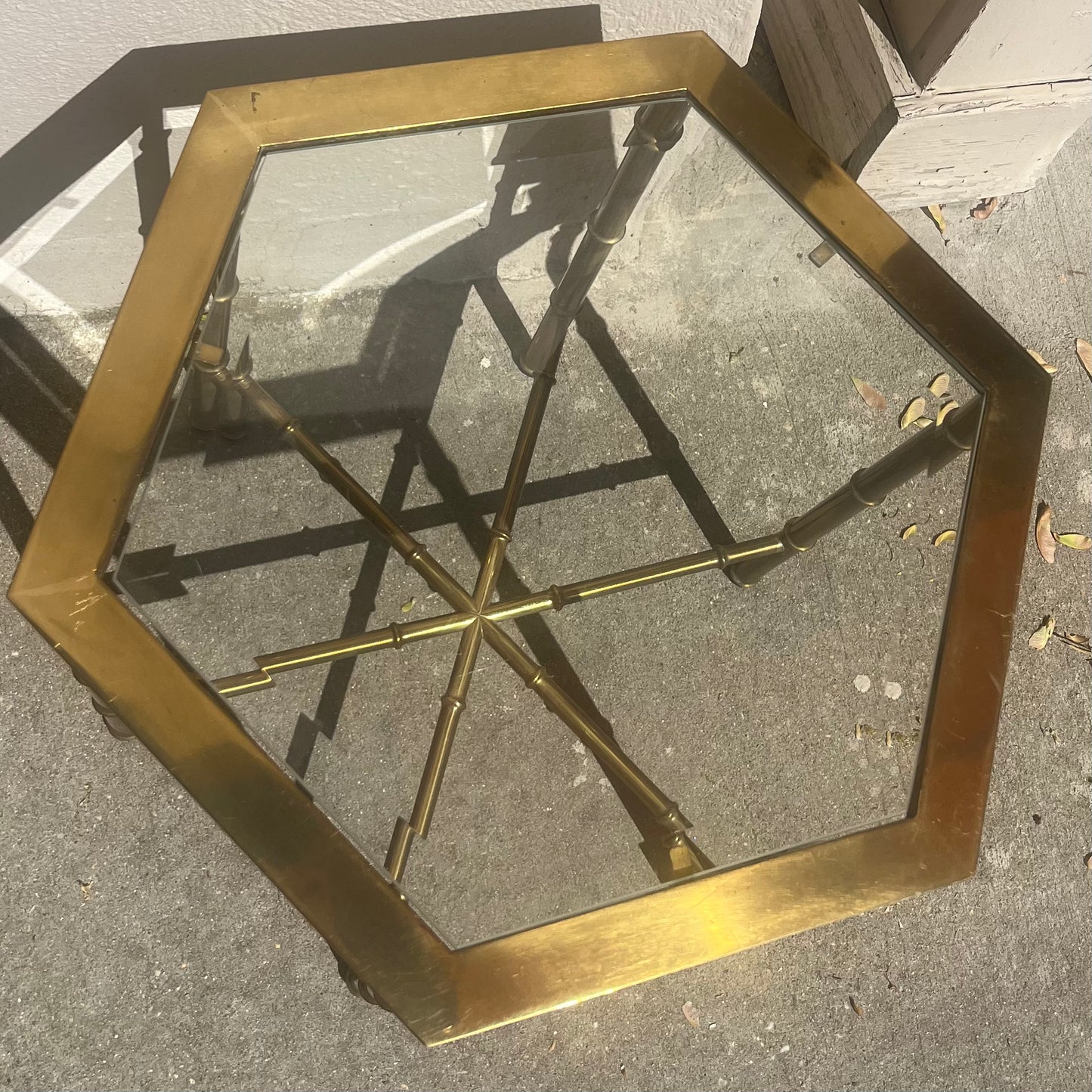 Hexagon Brass Table