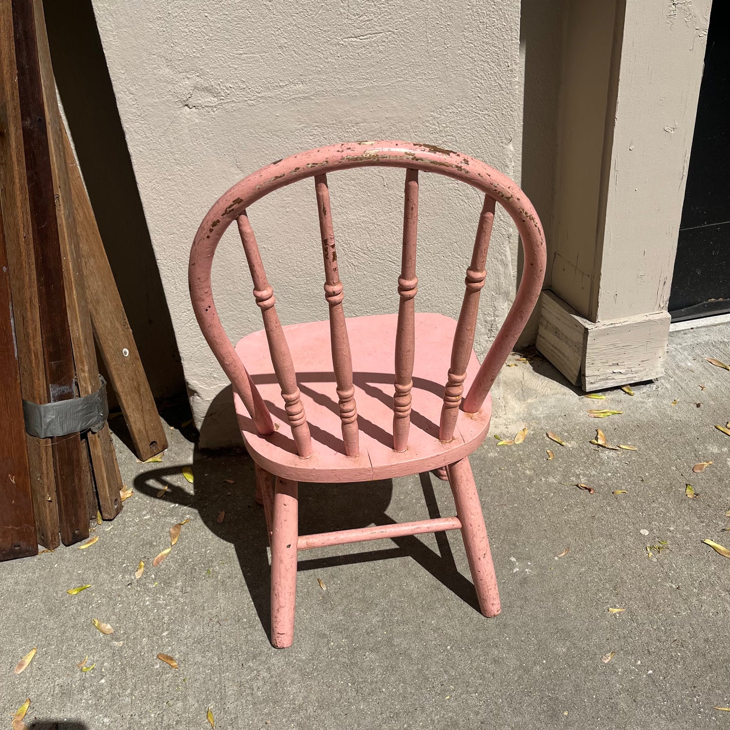 Vintage Pink Child’s Chair