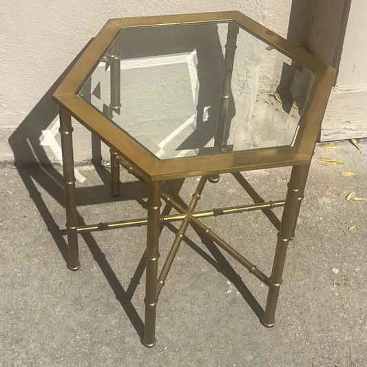 Hexagon Brass Table