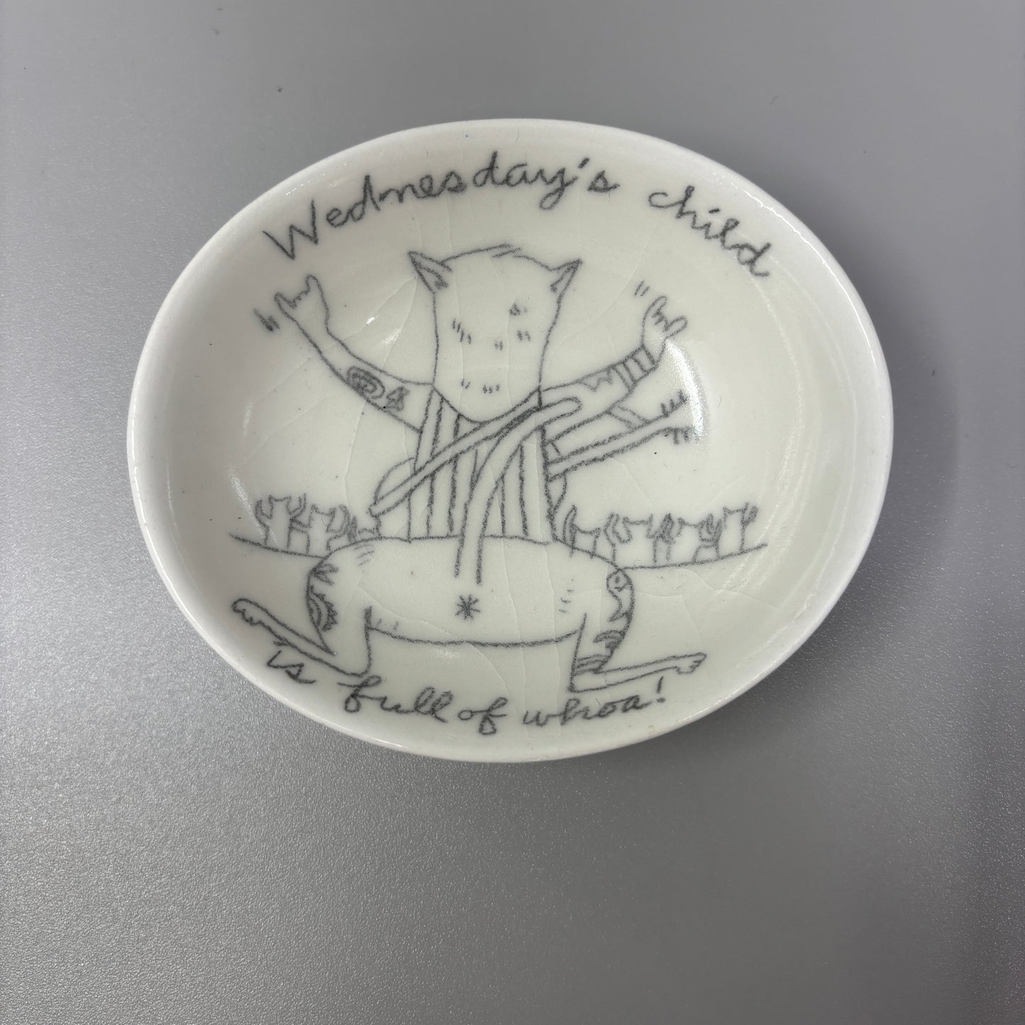 Wednesday’s Child Trinket Dish