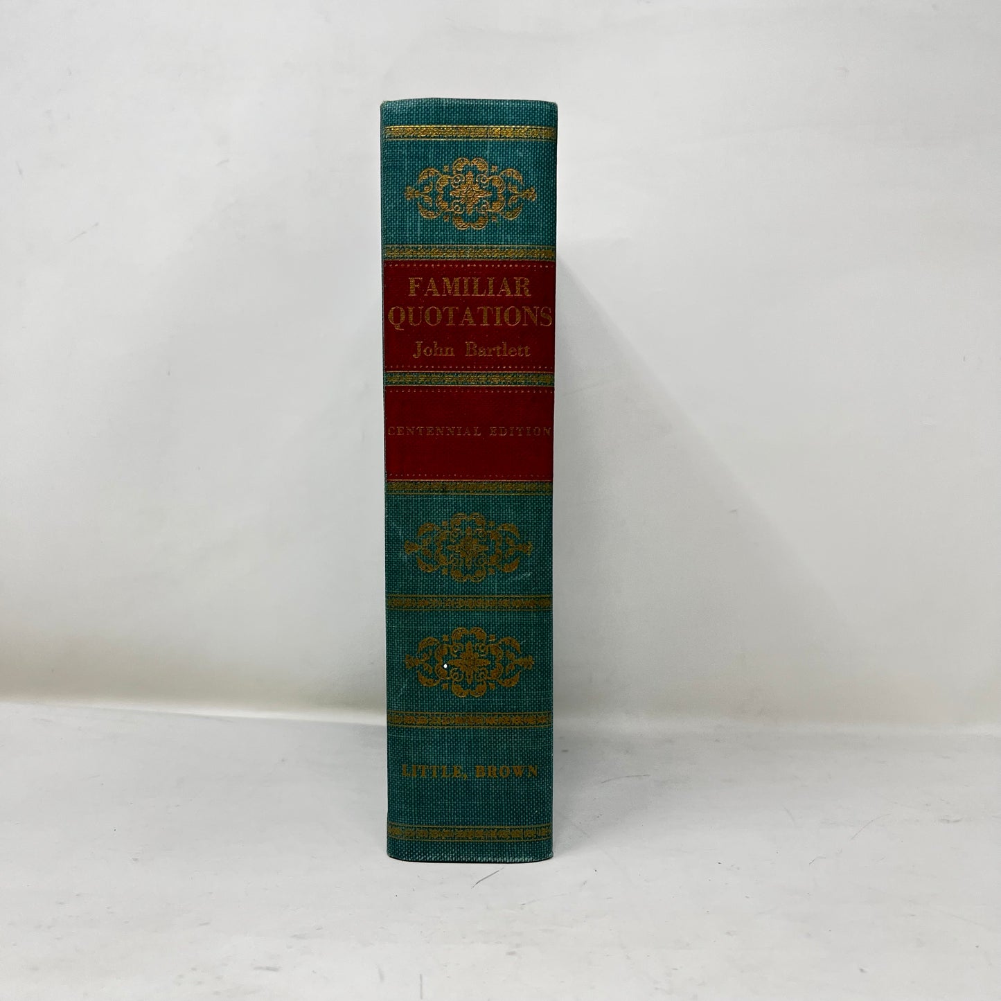 Book, John Bartlett's Familiar Quotations: Centennial Edition. 13th printing :copyright:1955
