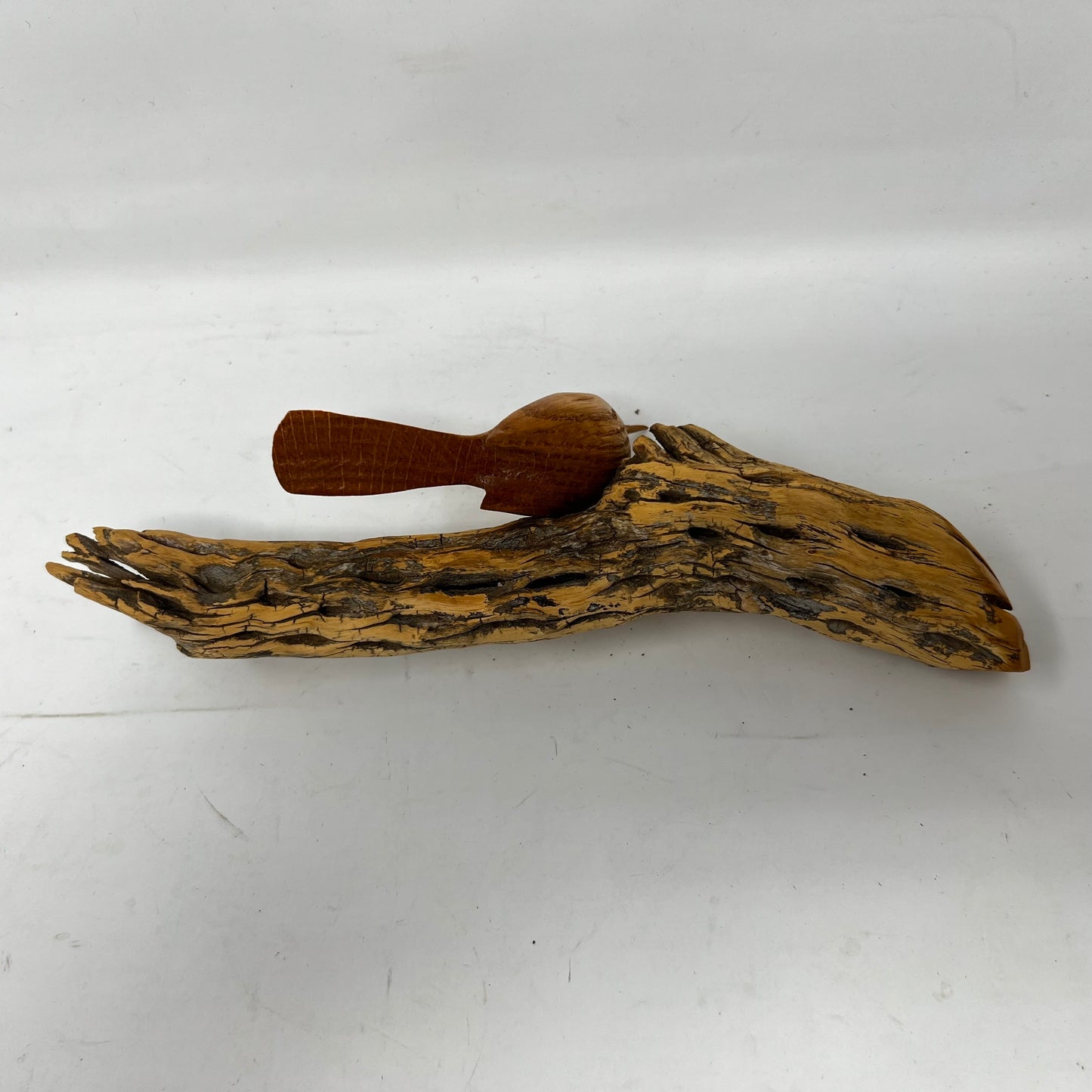 Folk Art, Randy Whaley Style Bird on Driftwood