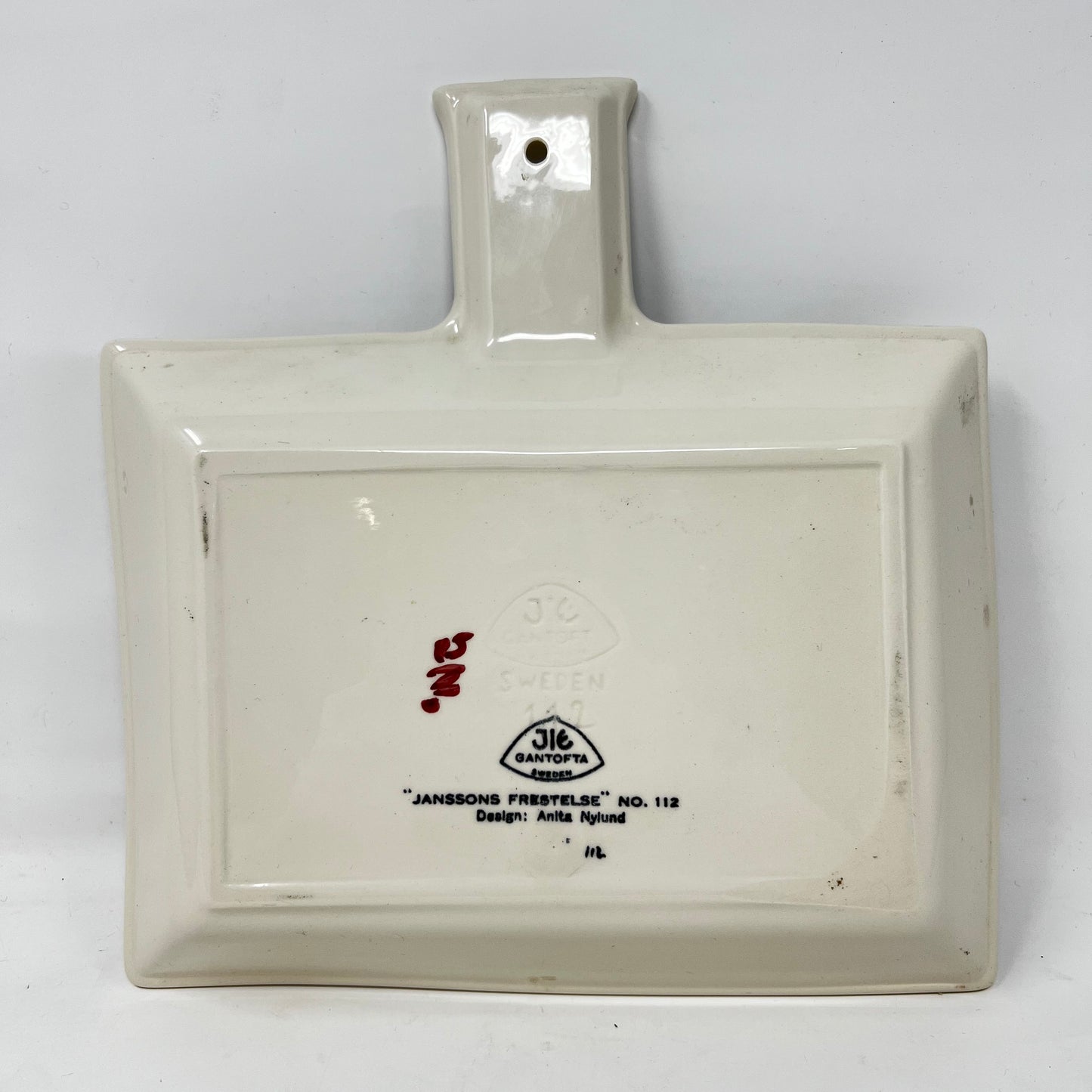 SETTING PLATE, porcelain