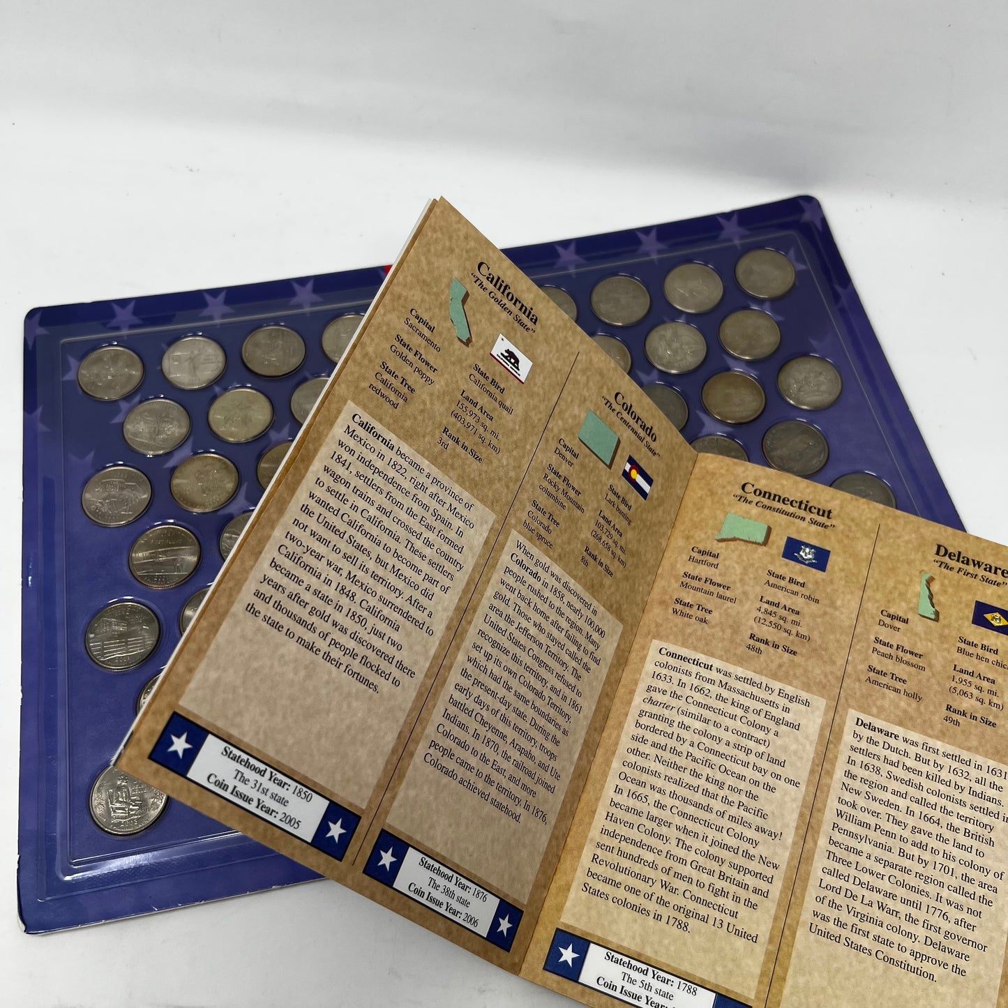 U.S. States 1999 - 2008 P set and D set - Complete 50 State Quarters