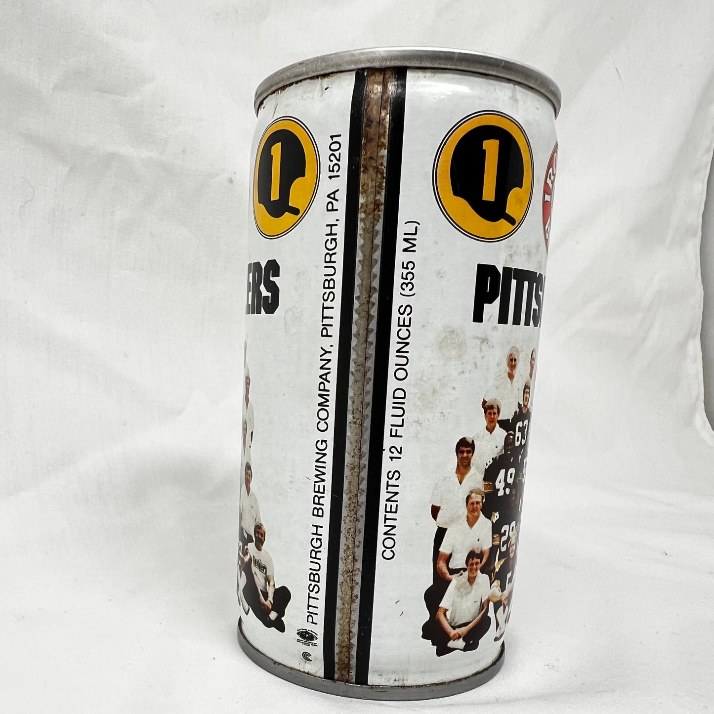 1981 unopened Iron City Steelers beer can