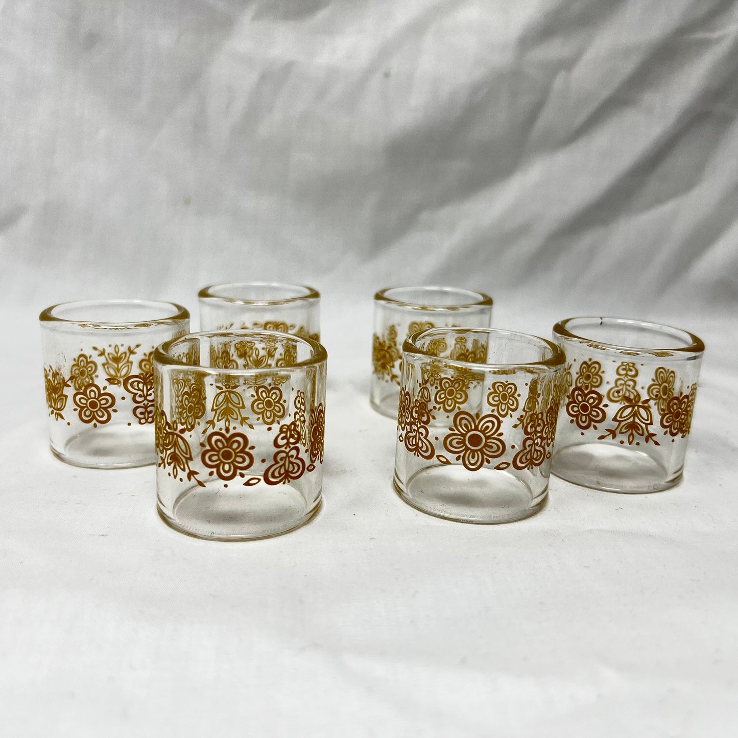 Pyrex Napkin Rings, MCM