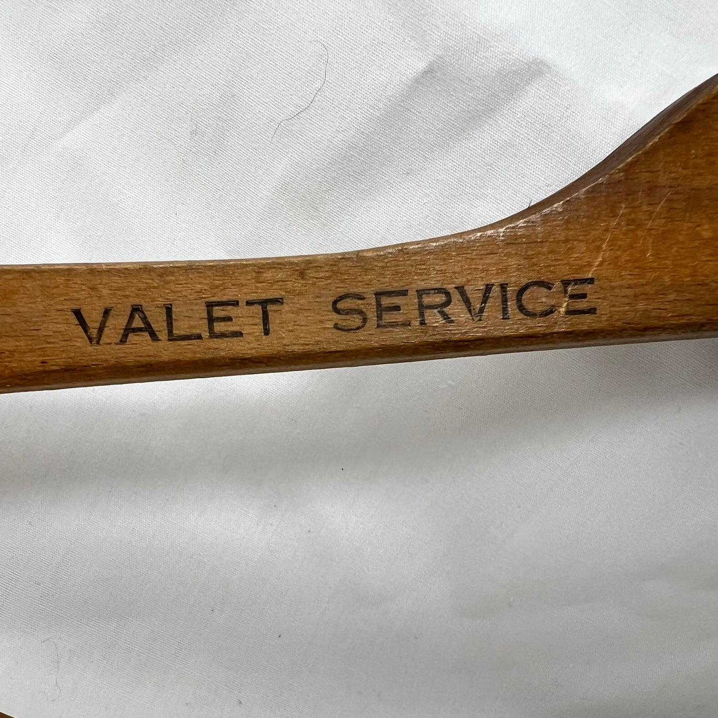 Vintage MCM “The Brown Hotel” wooden hanger