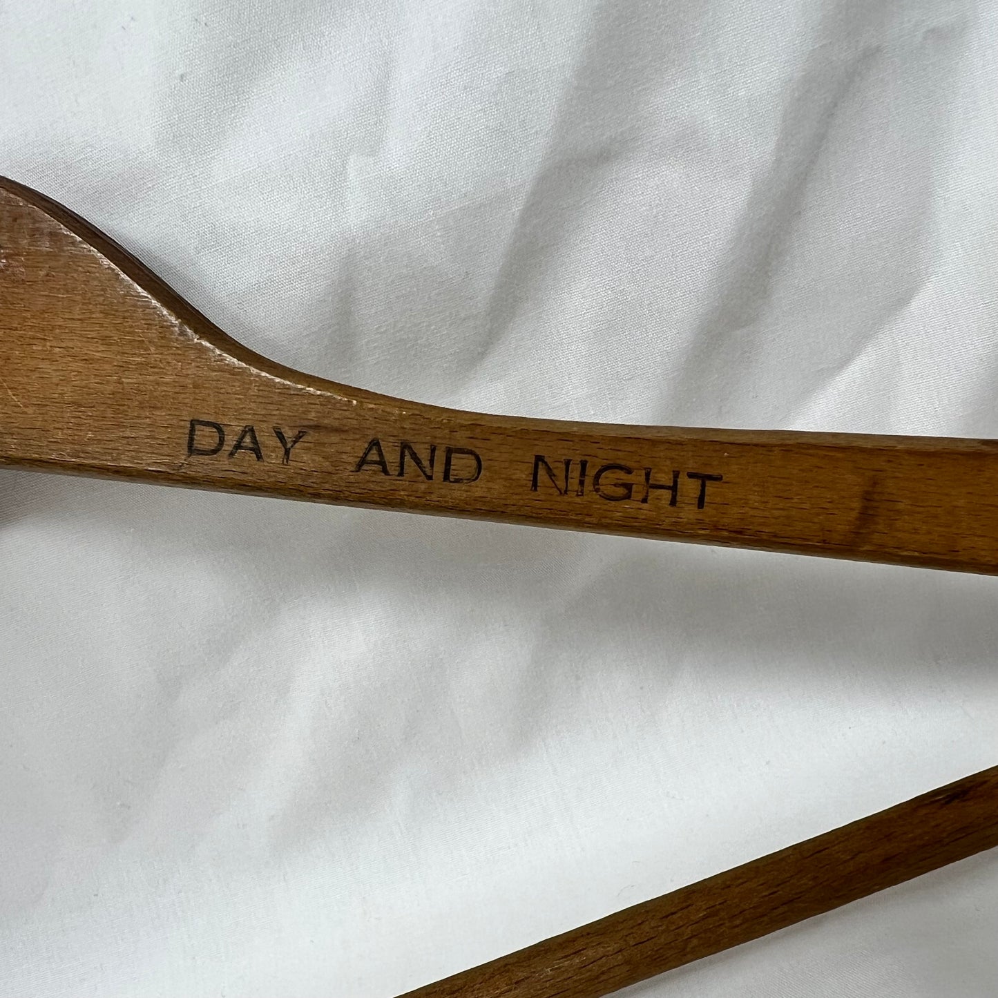 Vintage MCM “The Brown Hotel” wooden hanger