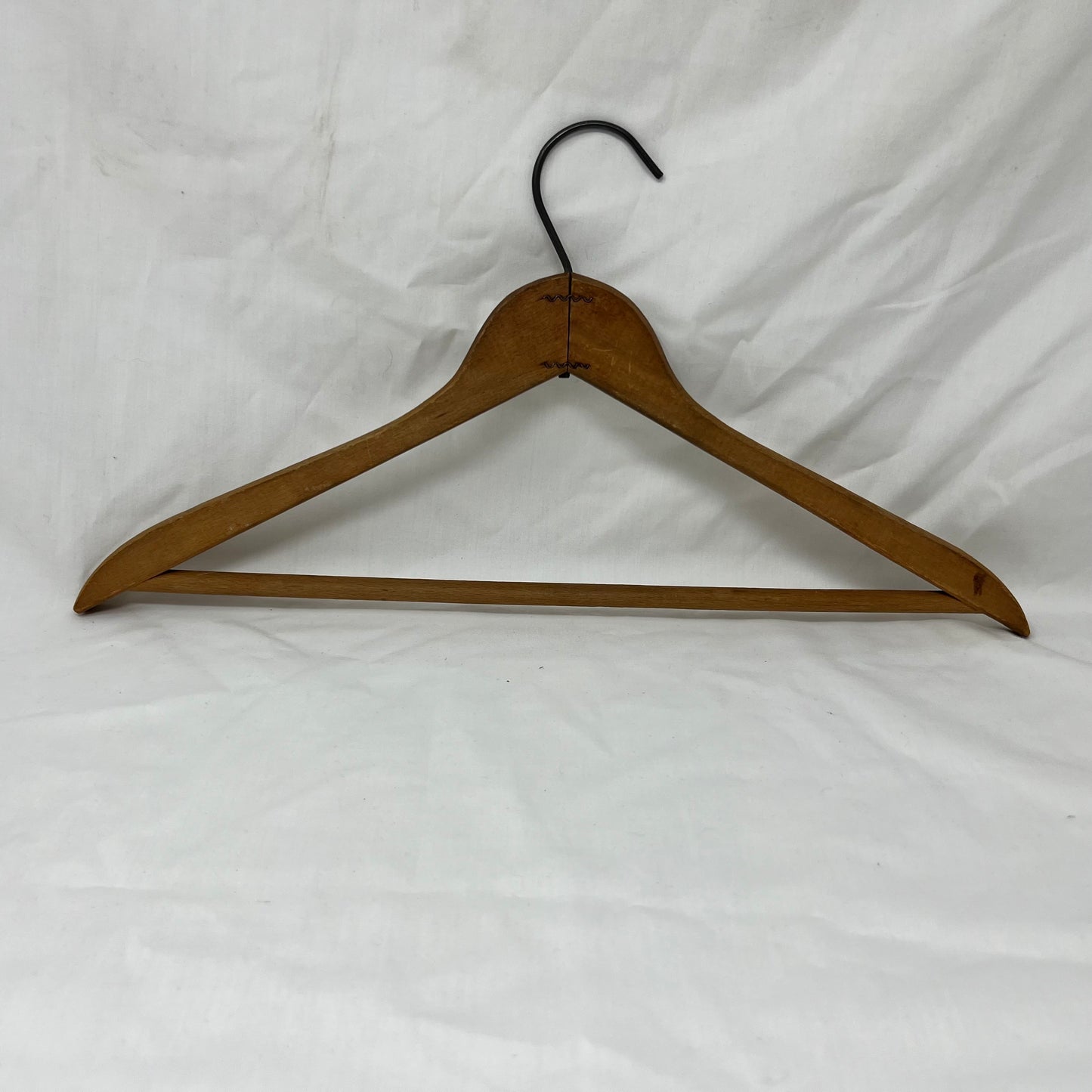 Vintage MCM “The Brown Hotel” wooden hanger