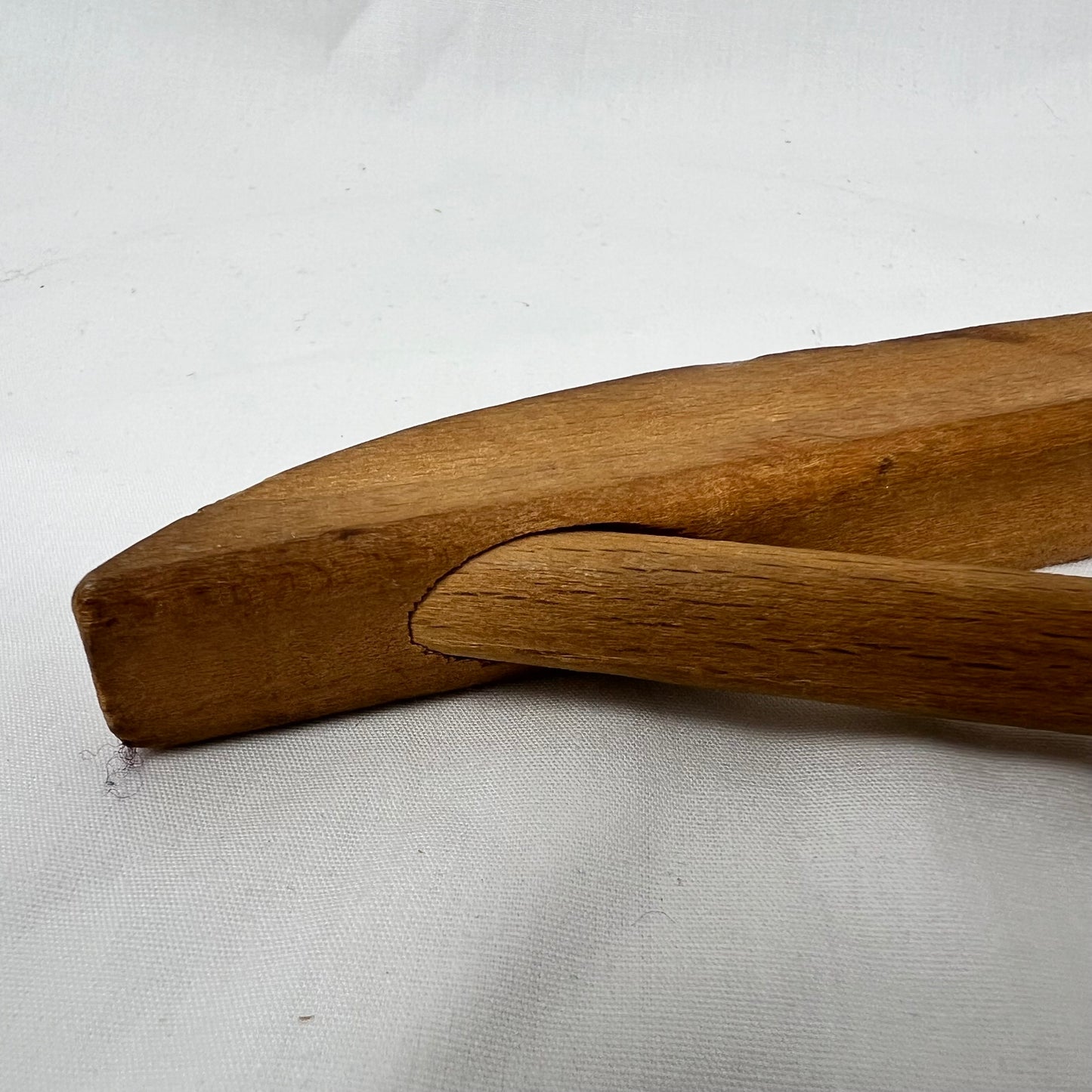 Vintage MCM “The Brown Hotel” wooden hanger
