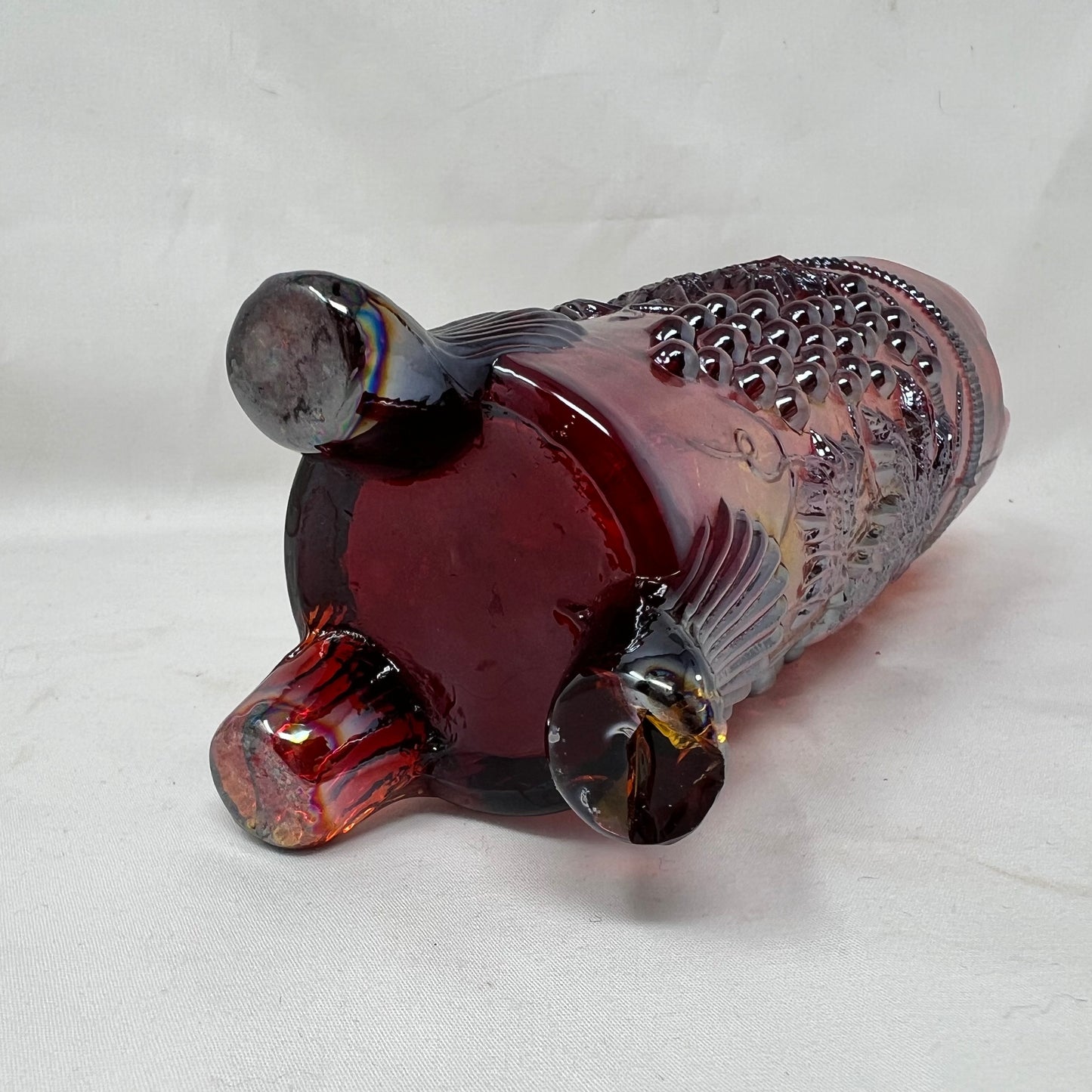 Vase, Carnival Glass, Red