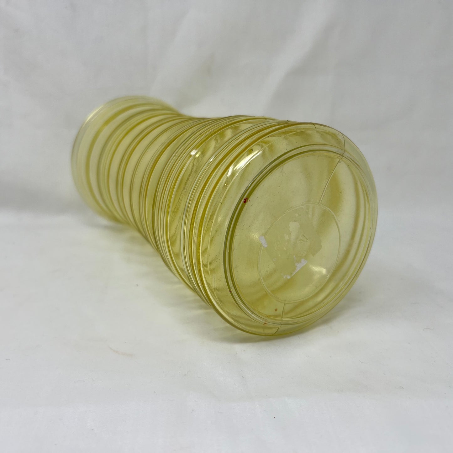 Vase, Glass, Green Ringed
