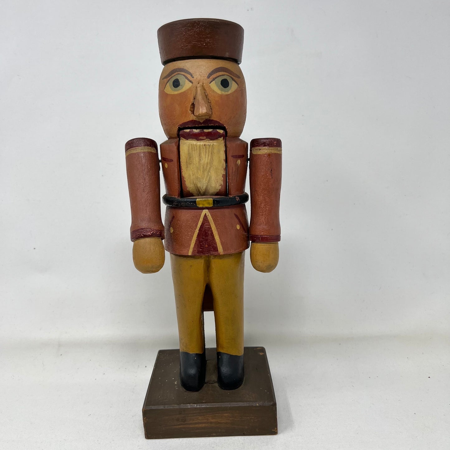 Folk Art, Nutcracker, hand carved, vintage