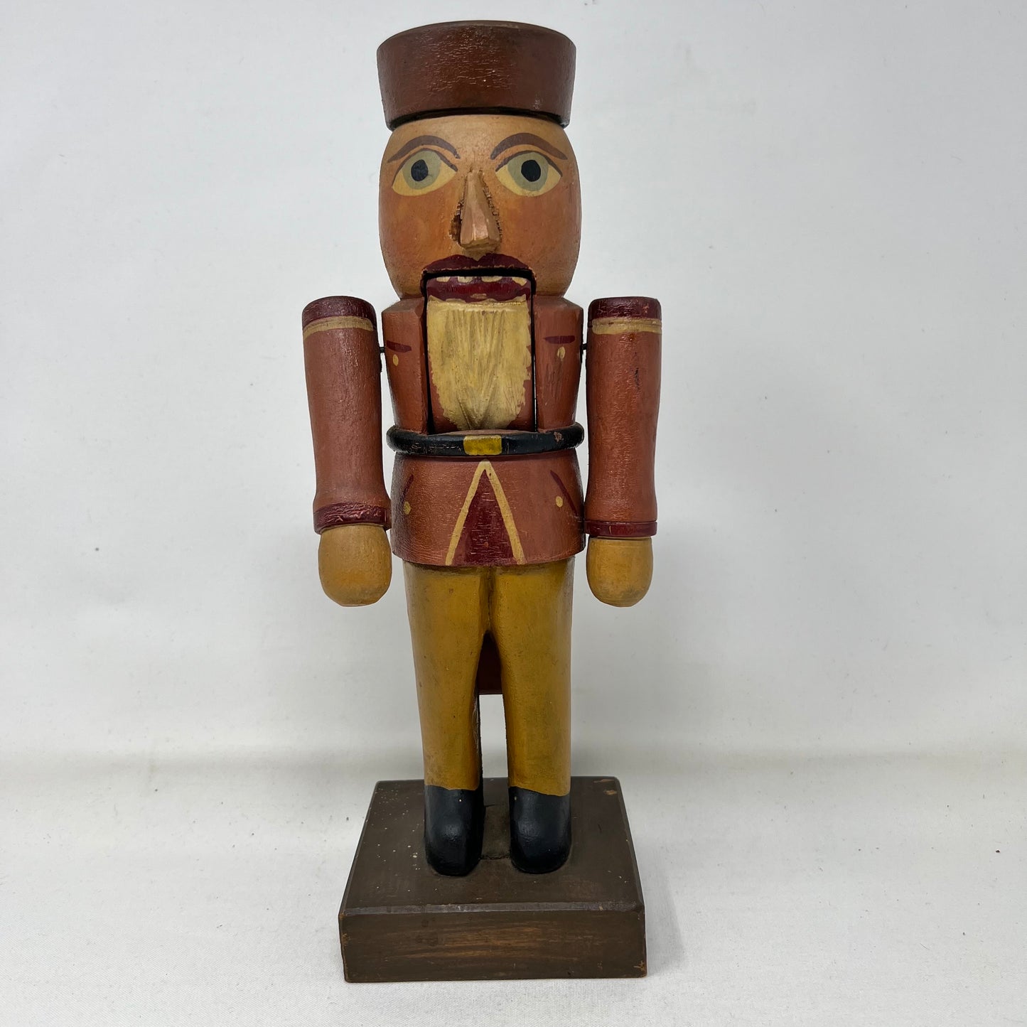 Folk Art, Nutcracker, hand carved, vintage