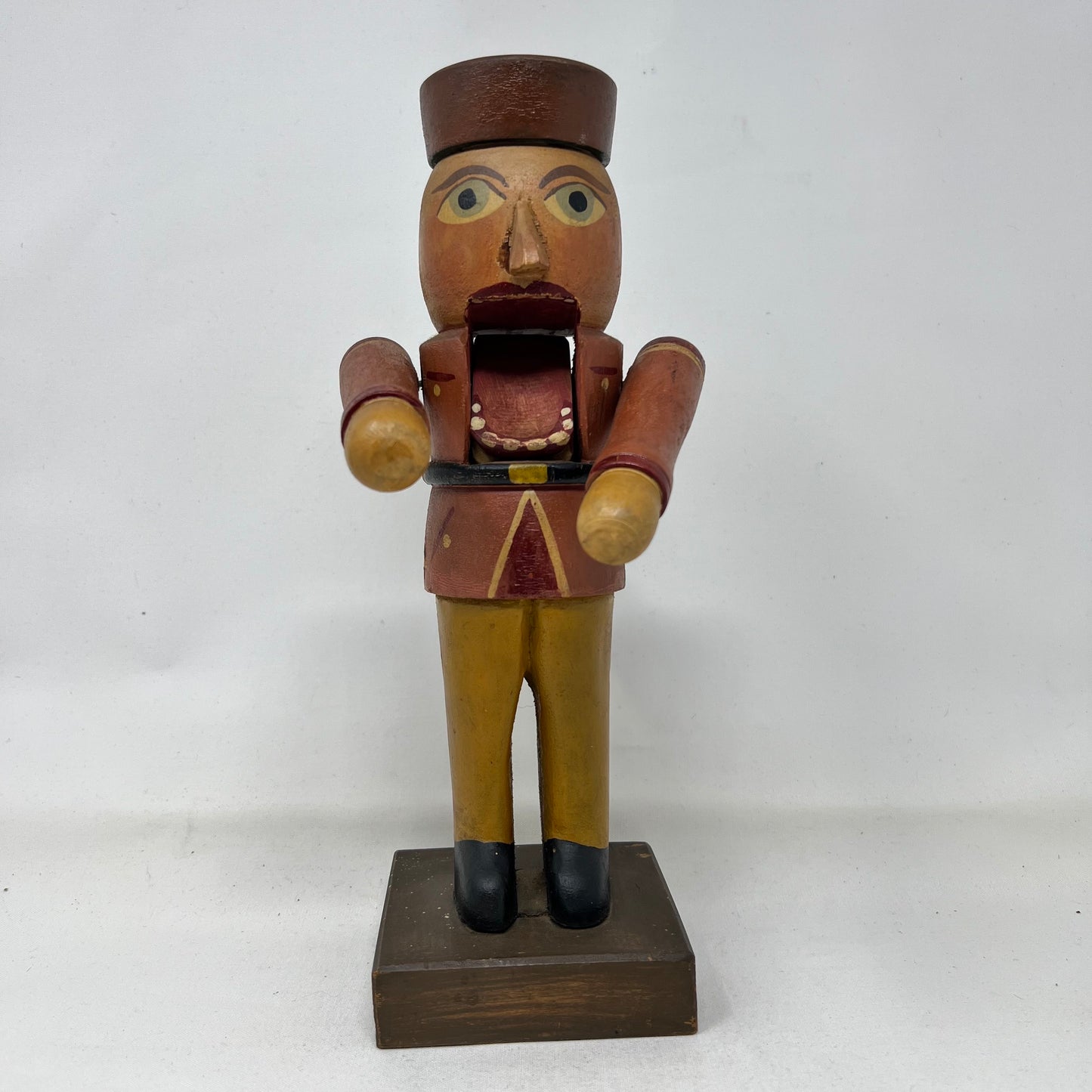 Folk Art, Nutcracker, hand carved, vintage