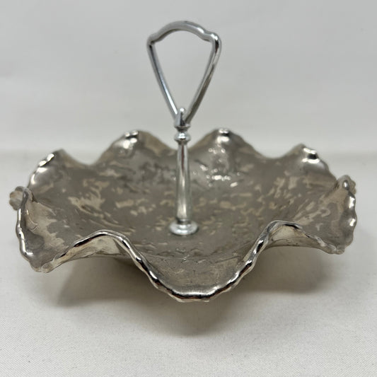 VINTAGE Dixon Art Studios Dish Weeping Platinum