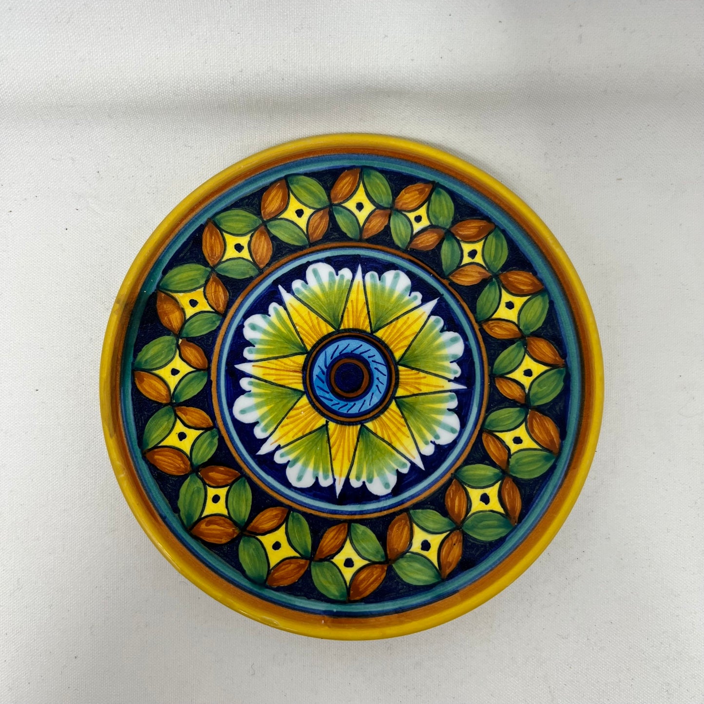 Ceramic Plate, handmadCeramic Plate, handmade, Deruta, Italye, Deruta, Italy