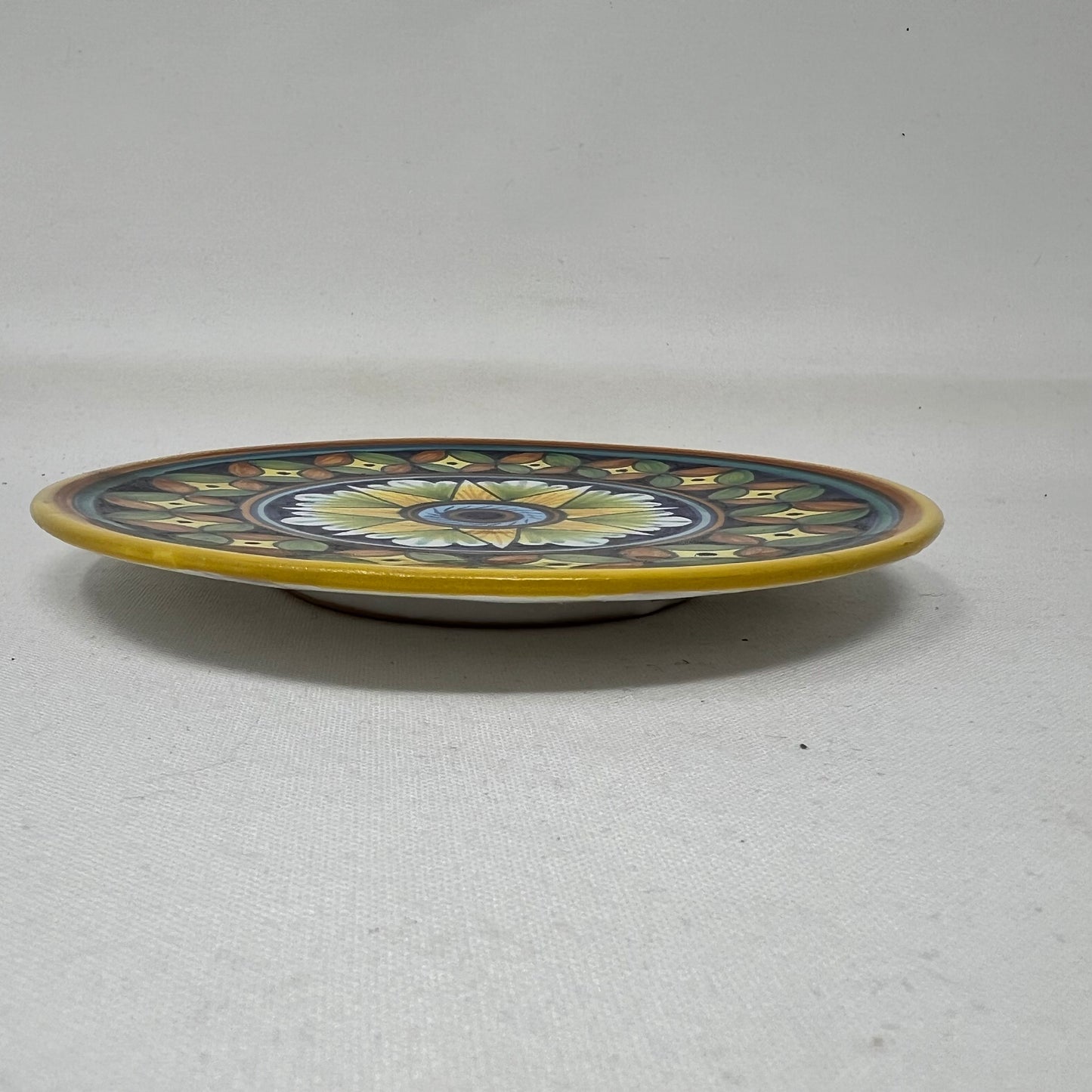 Ceramic Plate, handmadCeramic Plate, handmade, Deruta, Italye, Deruta, Italy