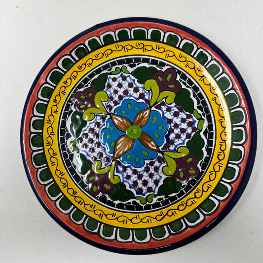 Ceramic plate, Mexican, handmade Hernandez