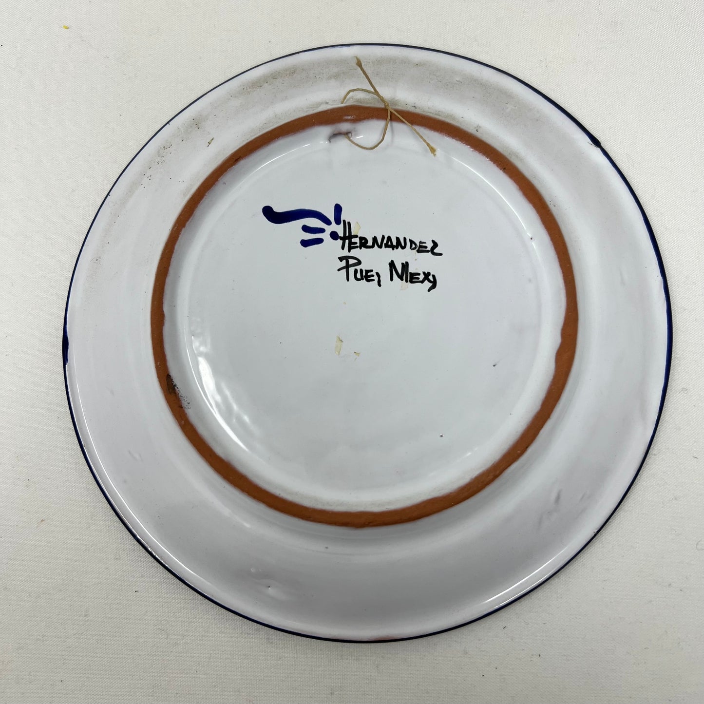 Ceramic plate, Mexican, handmade Hernandez