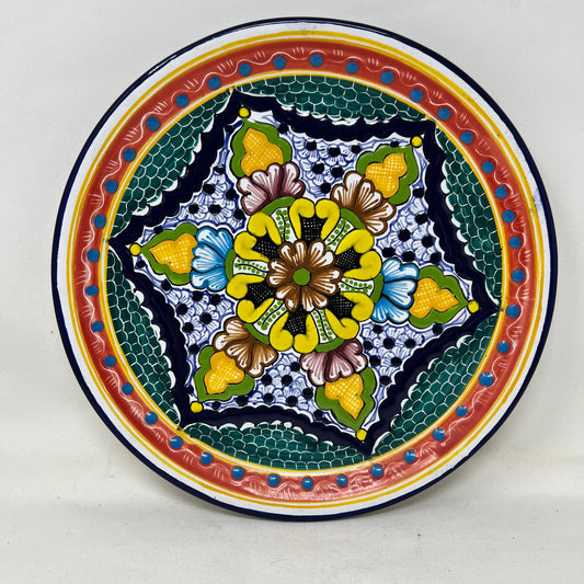 Ceramic plate, Mexico, Hernandez, 11.5”