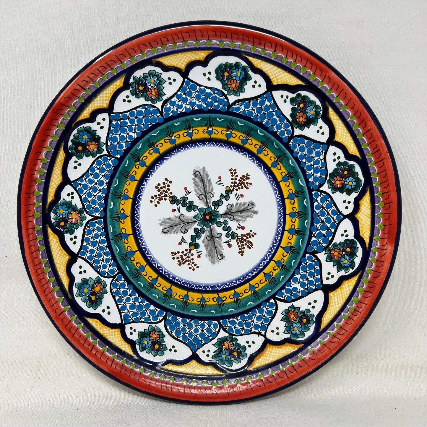 Ceramic plate, Mexico, Hernandez, 11.5”