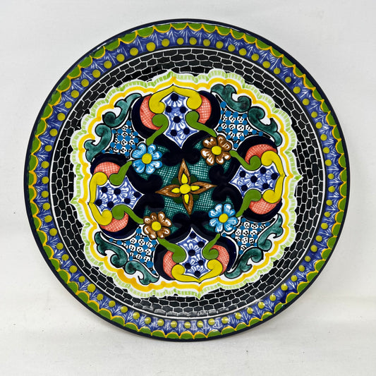 Ceramic plate, Mexico, Hernandez, 11.5”