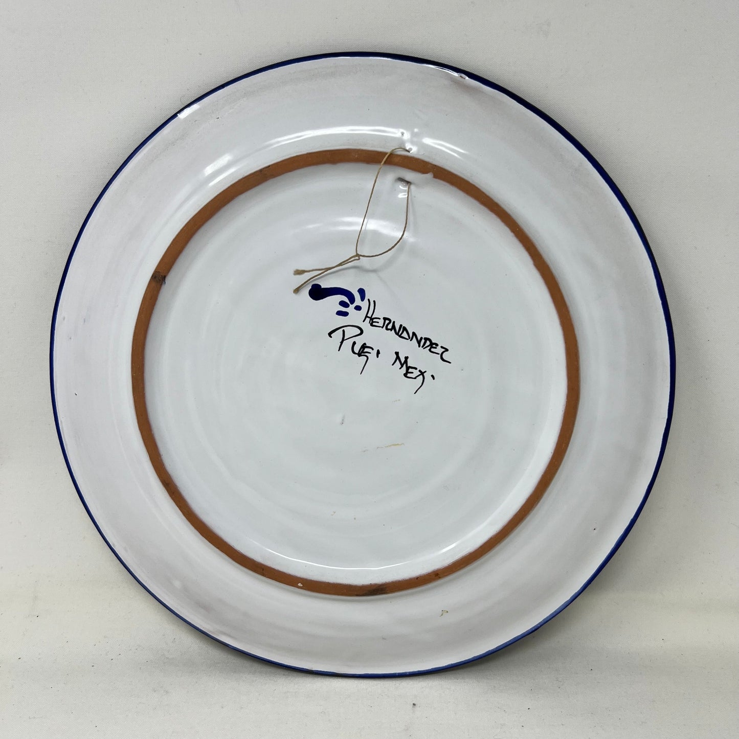 Ceramic plate, Mexico, Hernandez, 11.5”