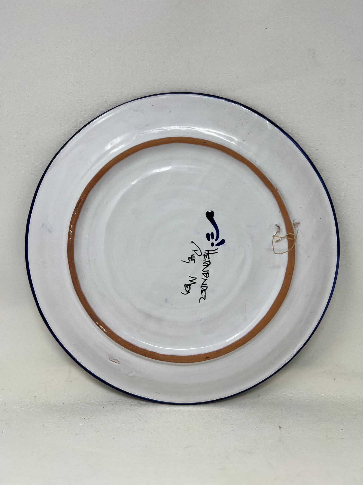 Ceramic plate, Mexico, Hernandez, 11.5”