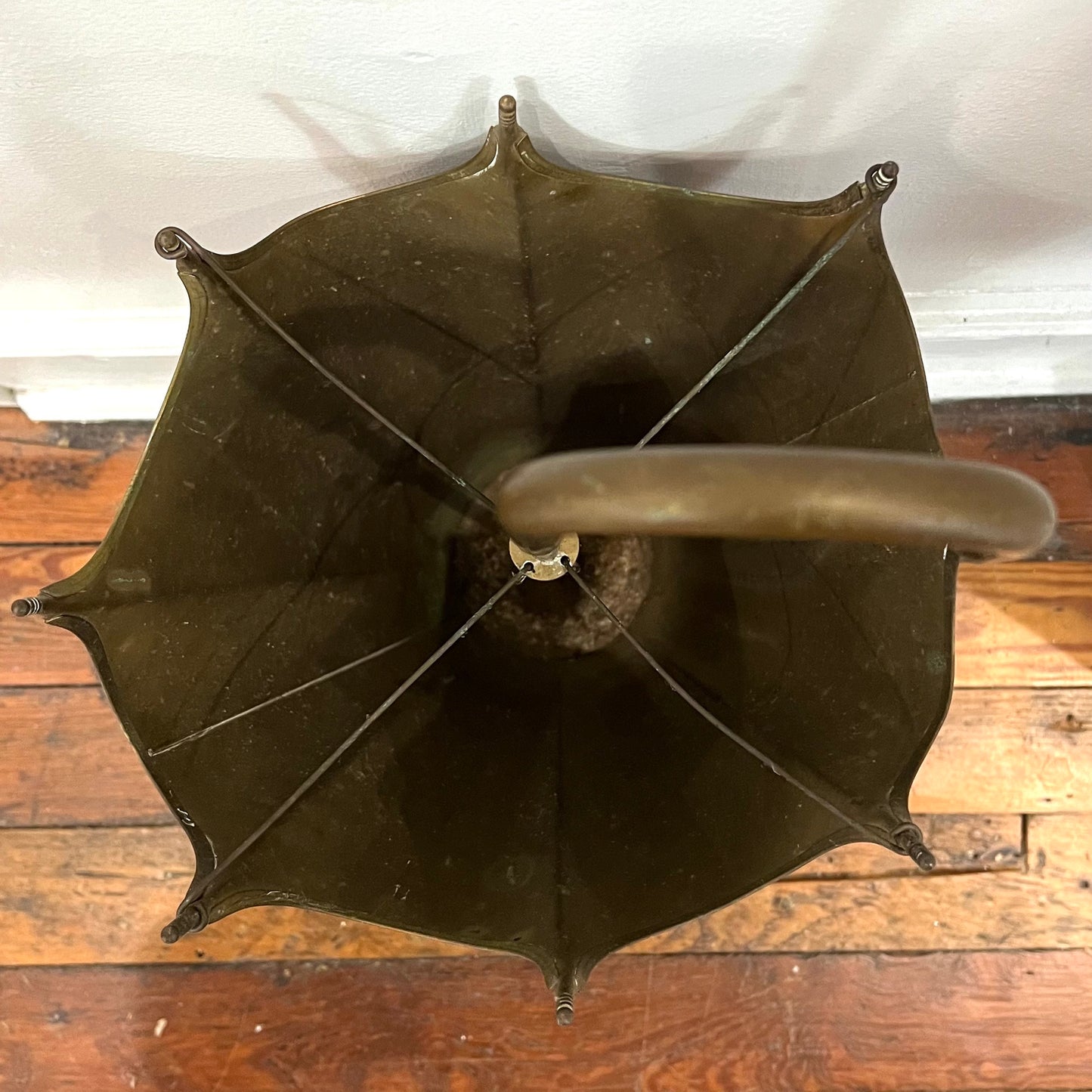 MCM Brass Umbrella Stand