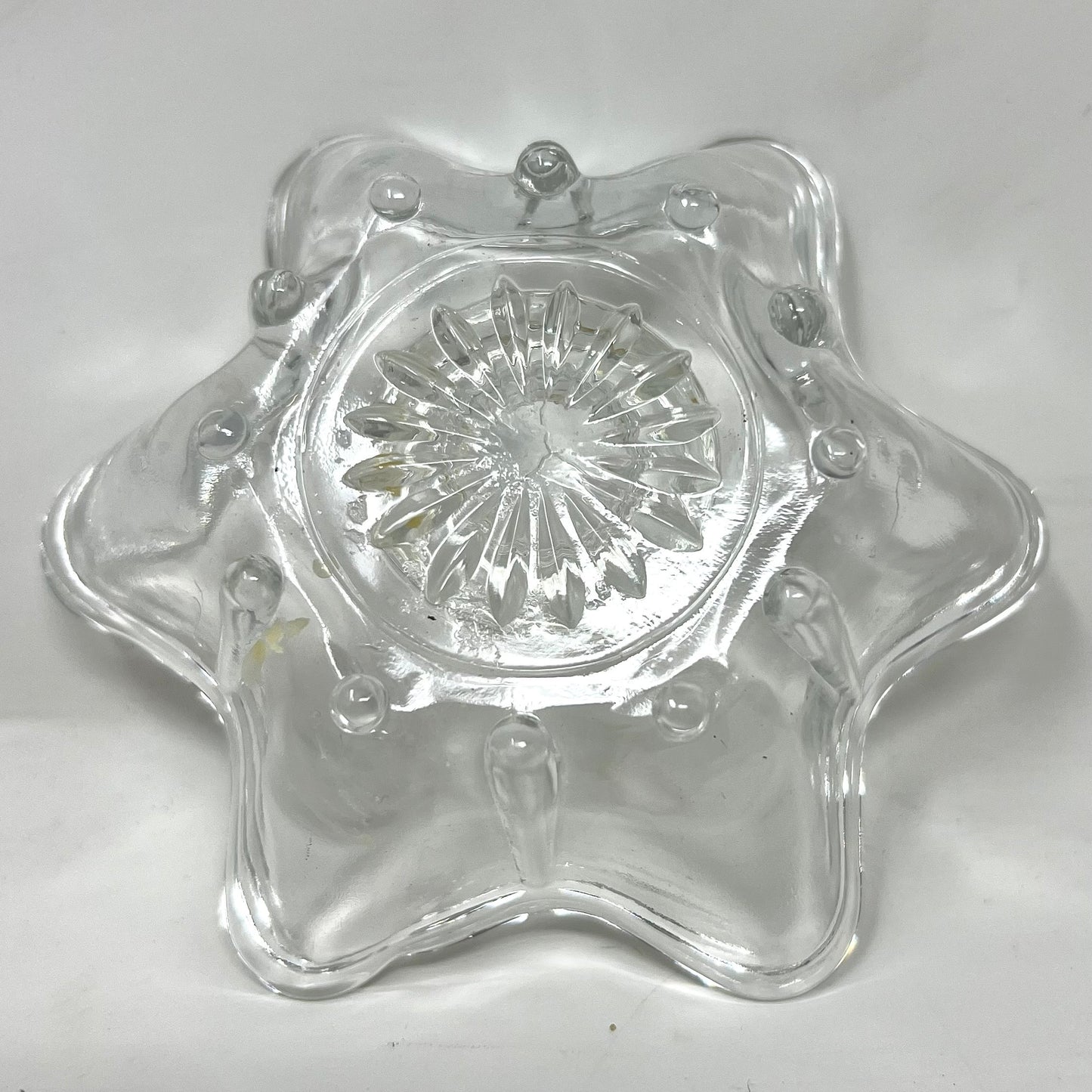 Glass candle/taper holders
