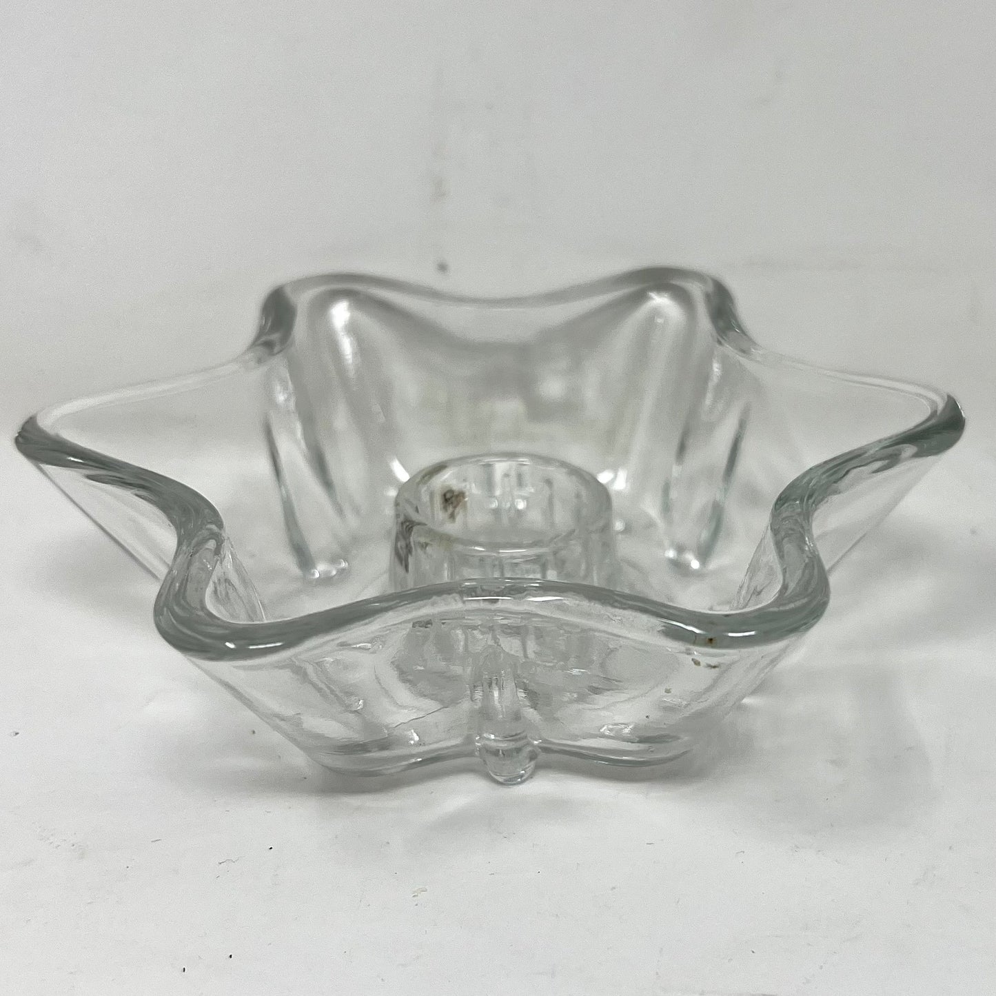 Glass candle/taper holders