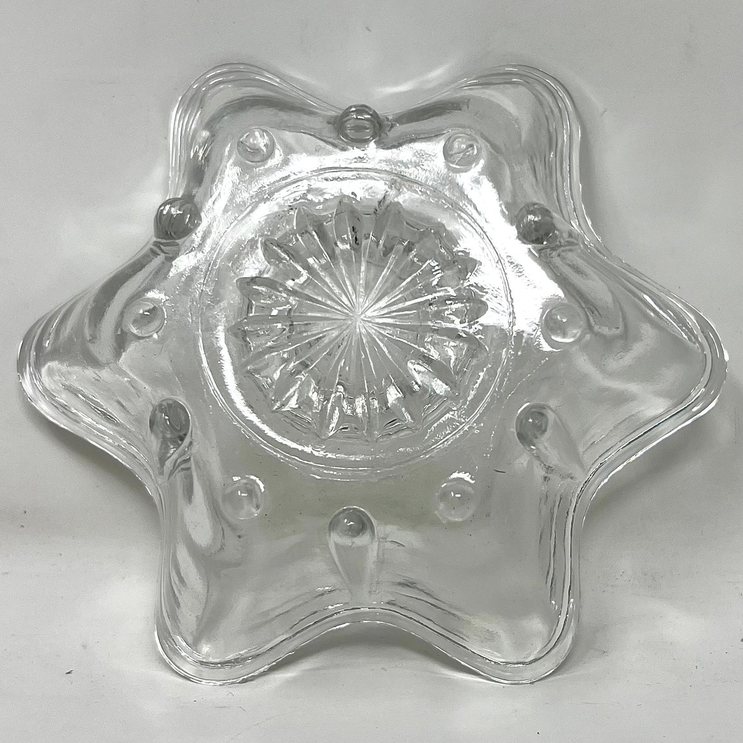 Glass candle/taper holders