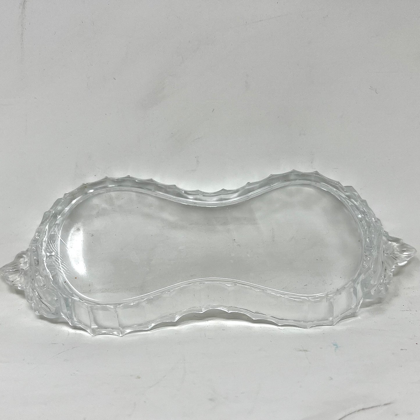 Glass Jam Pots w/Tray