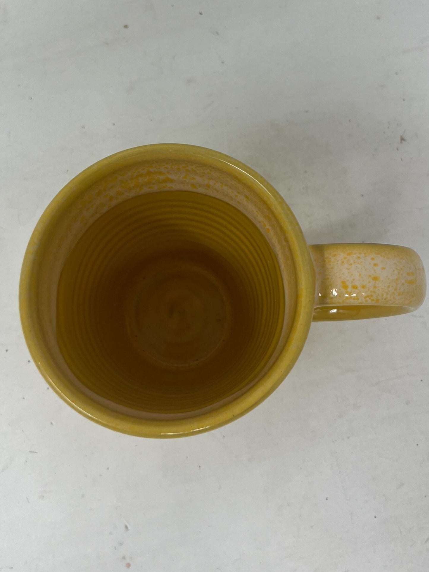 Deneen Pottery Handthrown “The Inn at Gristmill Square” Yellow Mug