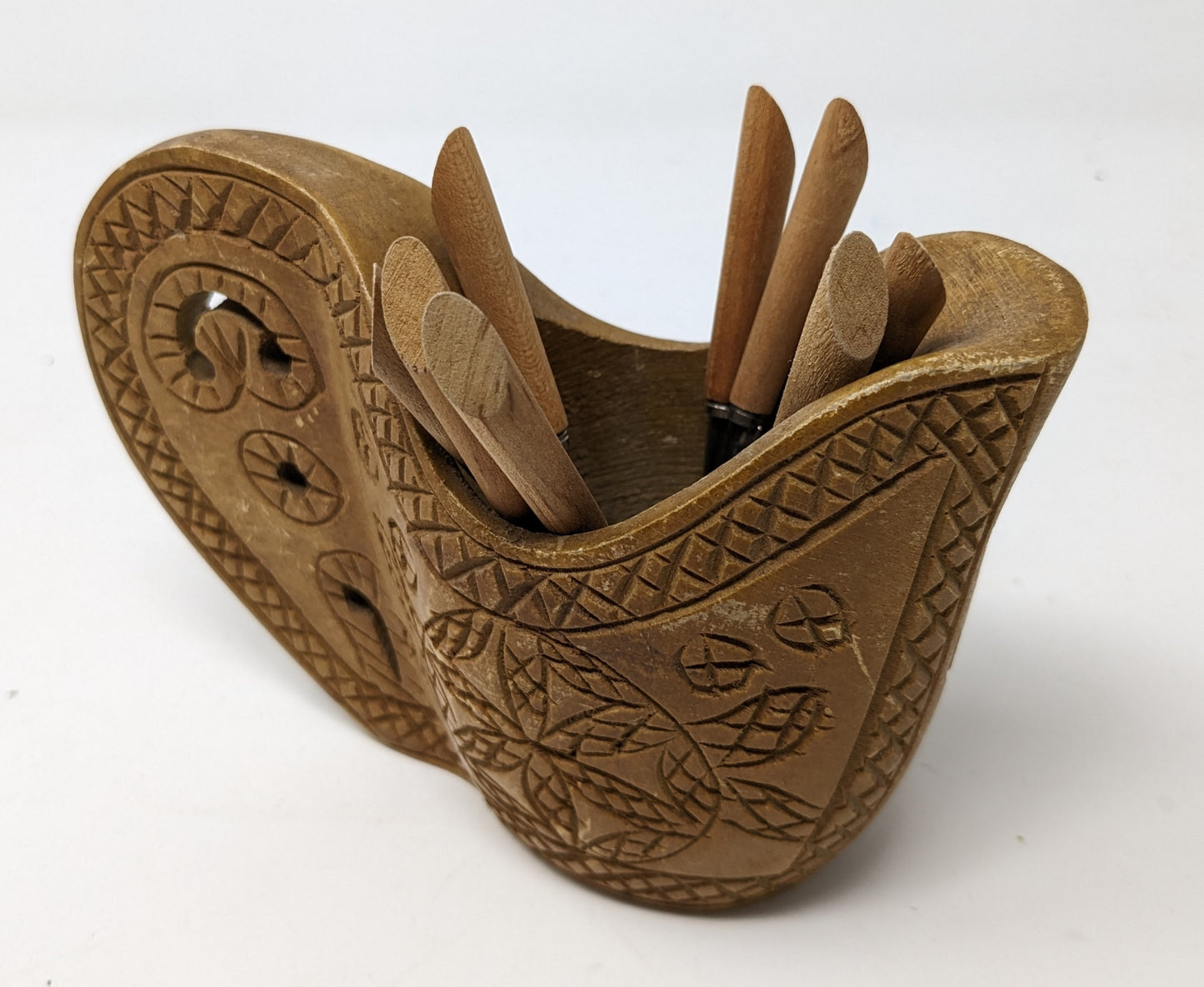 ERN: Antique Folk Art Pitcher + Cocktail Skewers