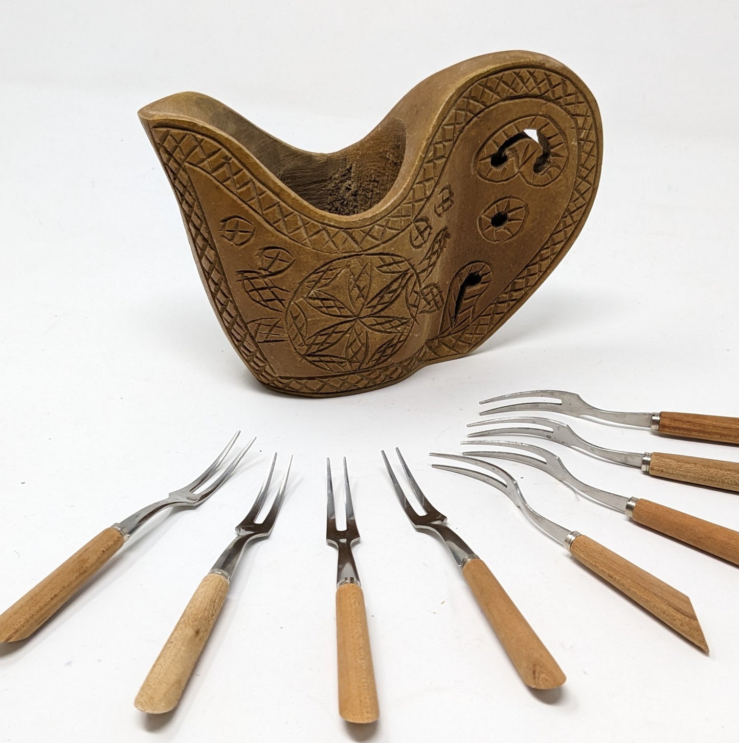 ERN: Antique Folk Art Pitcher + Cocktail Skewers