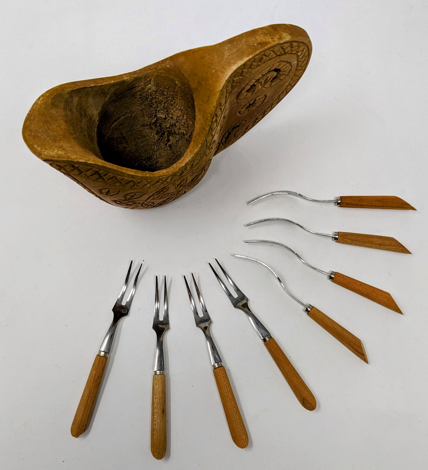 ERN: Antique Folk Art Pitcher + Cocktail Skewers