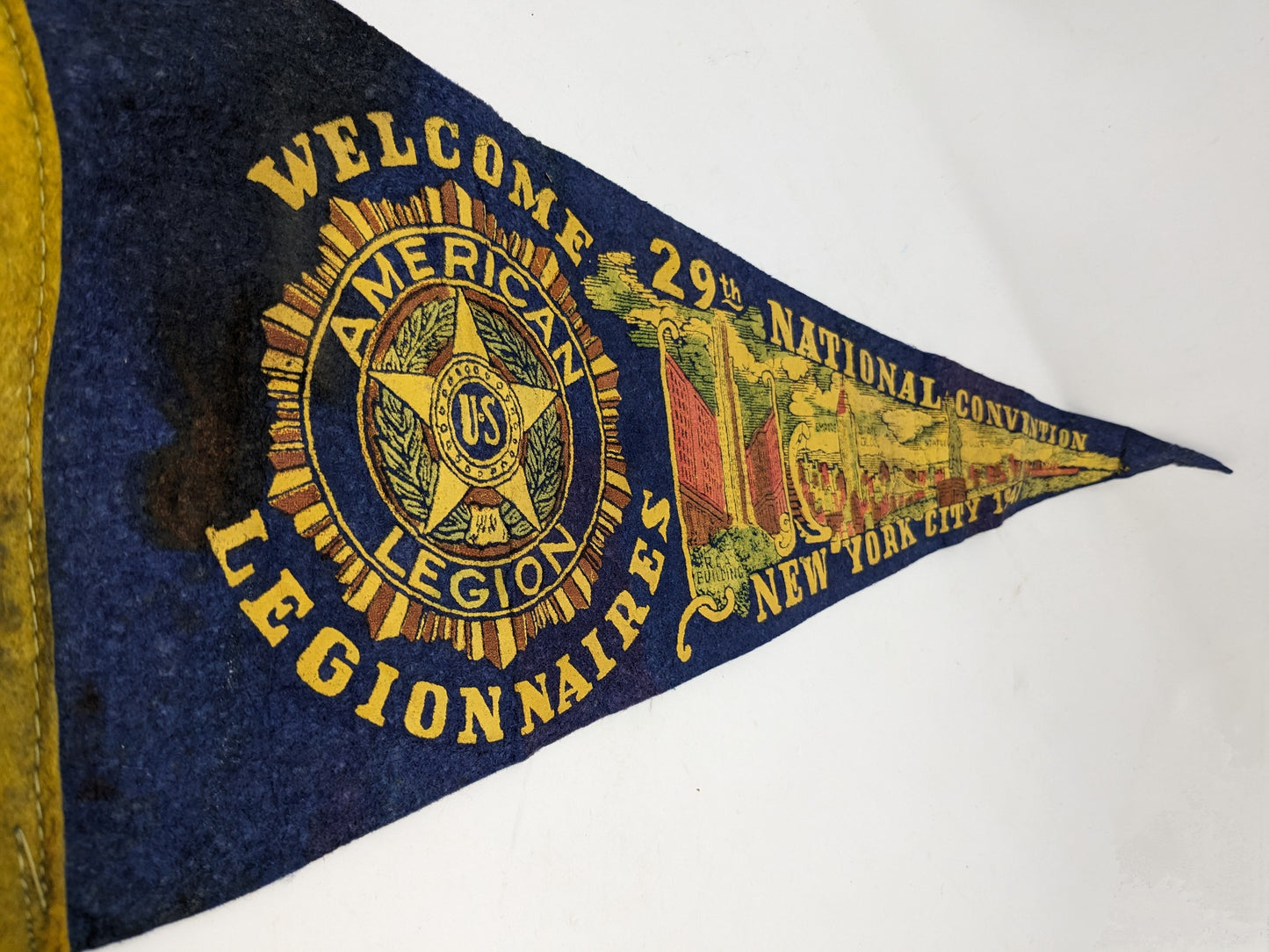 ERN: Vintage American Legion Pennant