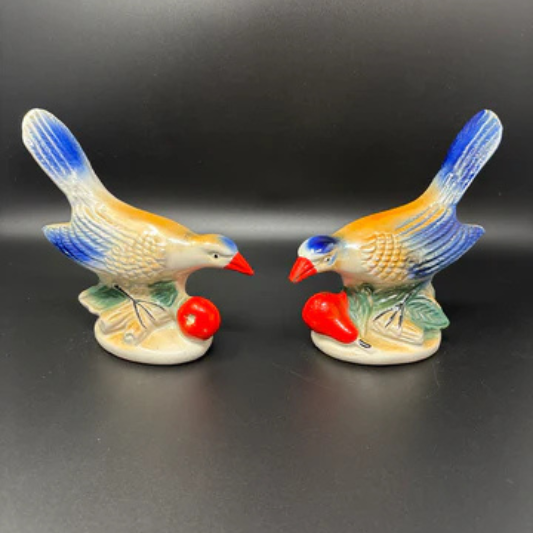 Pair of Porcelain Birds