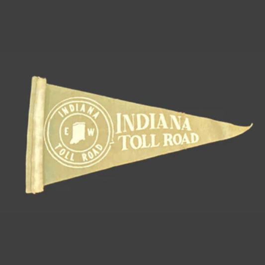 Commemorative Indiana Toll Road Pennant